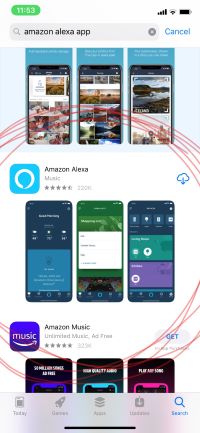 Alexa App in app store