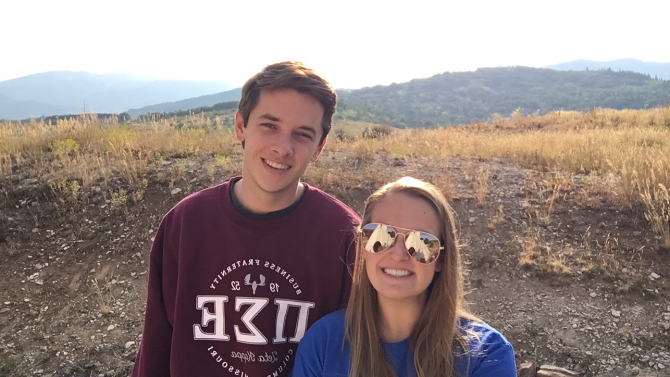 Bradon and Casey in Mountains