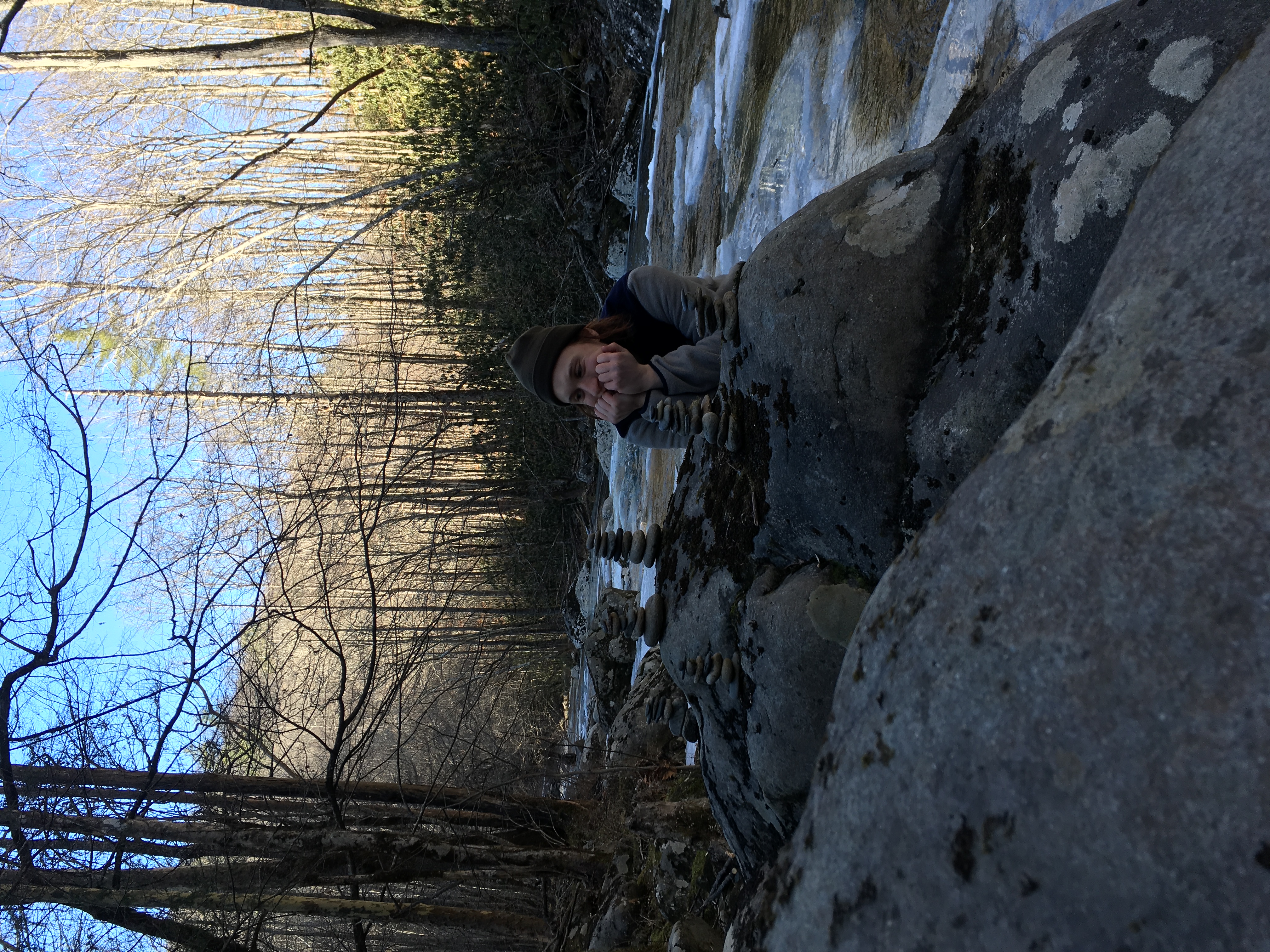 Benson with Rocks
